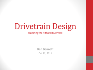 Drivetrain Design