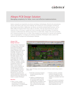 Allegro PCB Design Solution
