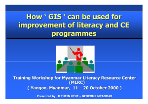 How ' GIS ' can be used for improvement of literacy and CE