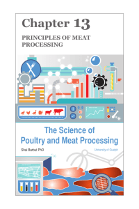 Principles of Meat Processing - The Science of Poultry and Meat