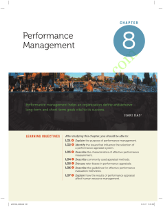 Performance Management - Tex