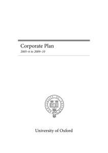 Corporate Plan 2005–6 to 2009–10
