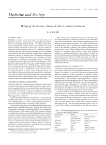 Medicine and Society - National Medical Journal of India