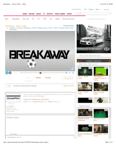 Breakaway - Teaser Trailer