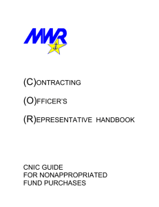 Contracting Officer Responsibilities Handbook