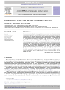 Unconventional initialization methods for differential