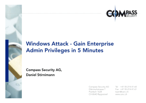 Gain Enterprise Admin Privileges in 5 - Hacking