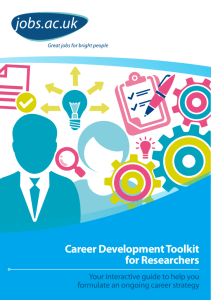 Career Development Toolkit for Researchers