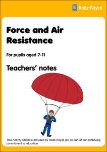 Force and Air Resistance