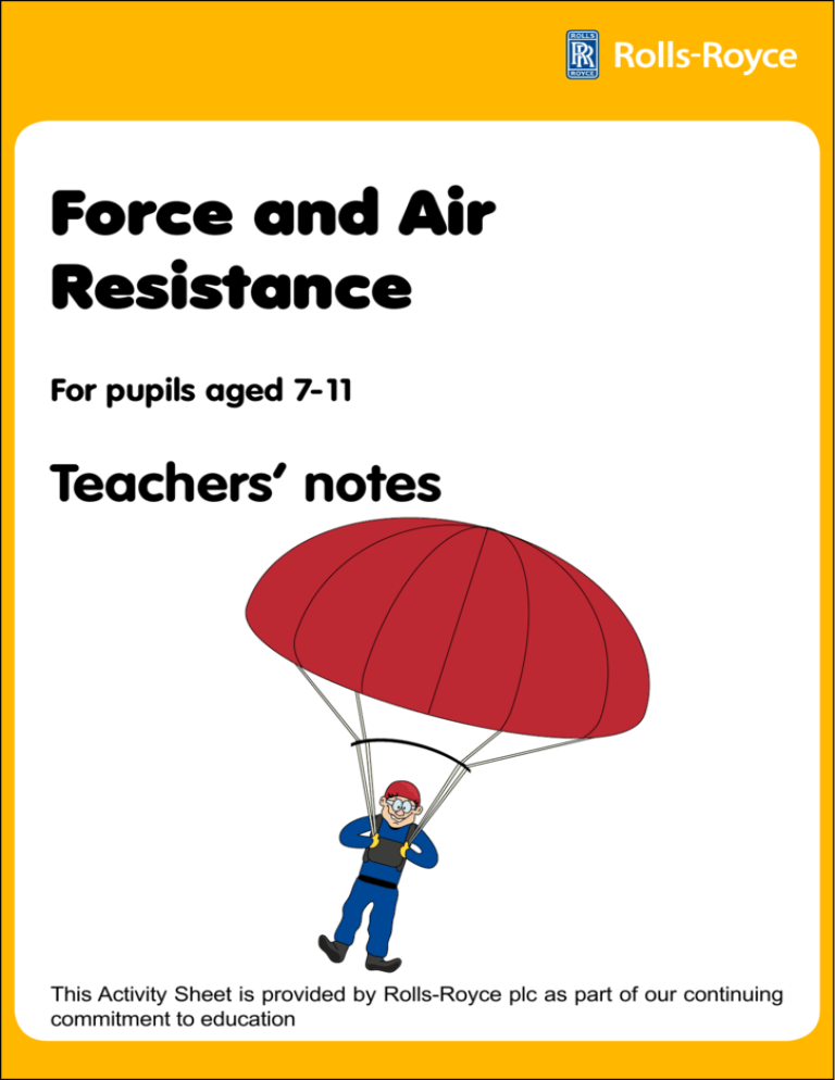 force-and-air-resistance