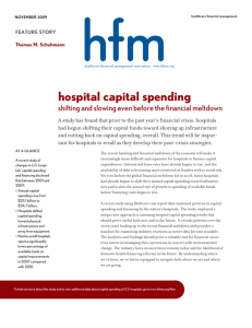 hospital capital spending