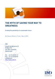 the myth of saving your way to greatness