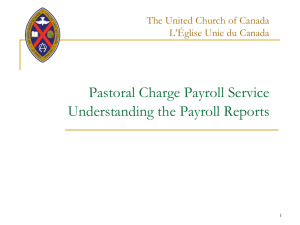 Understanding the Payroll Reports