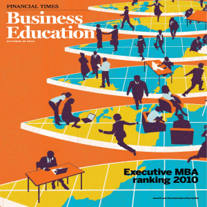 Executive MBA ranking - Rutgers Business School