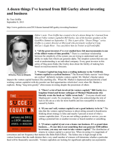 A dozen things I've learned from Bill Gurley about investing and