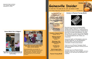 Gainesville Insider - Gainesville Health & Rehab Center