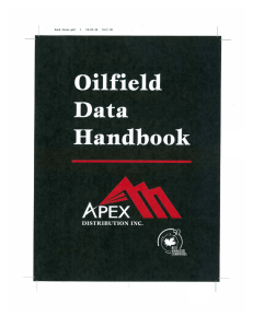 Oilfield Data Handbook