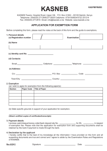 KASNEB Application-for-Exemption-Form