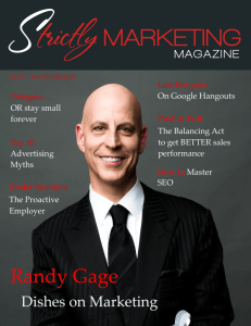 Strictly Marketing Magazine MayJune2015