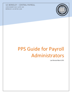 PPS Guide for Payroll Administrators