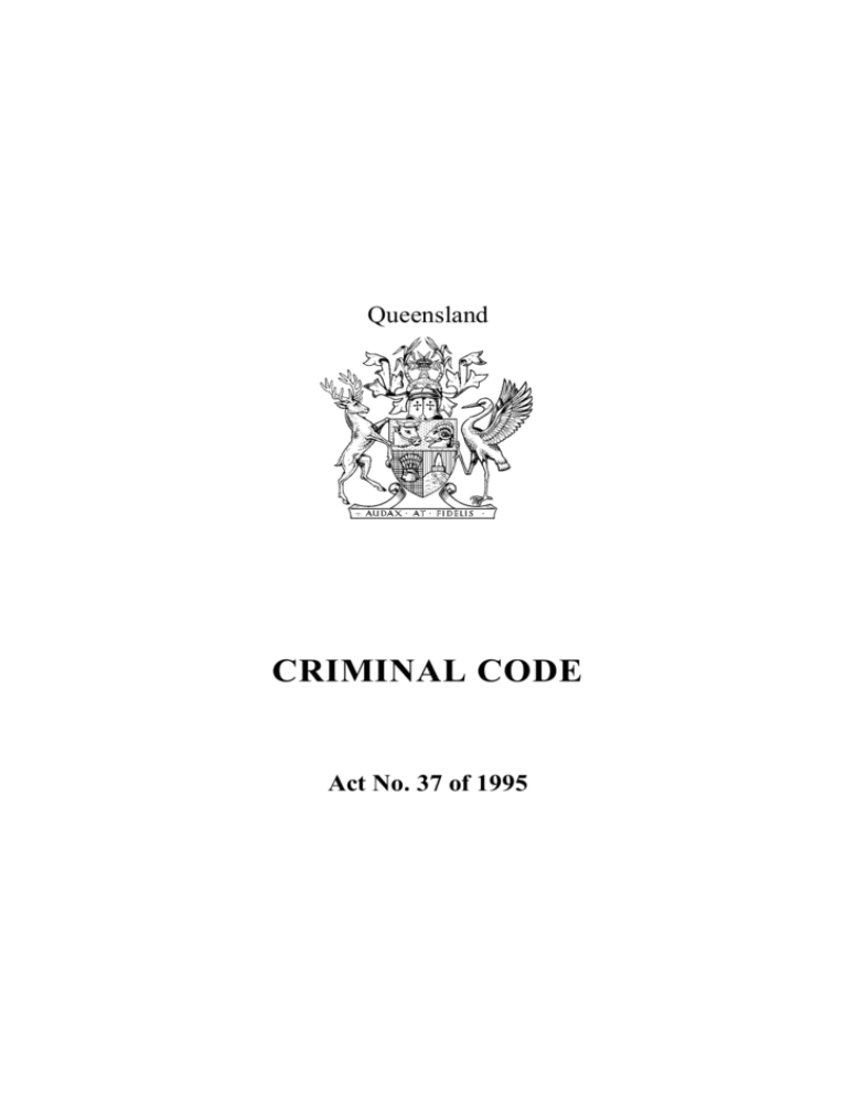 criminal-code-queensland-legislation