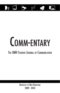 comm-entary - College of Liberal Arts