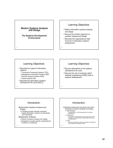 Learning Objectives Learning Objectives Learning Objectives