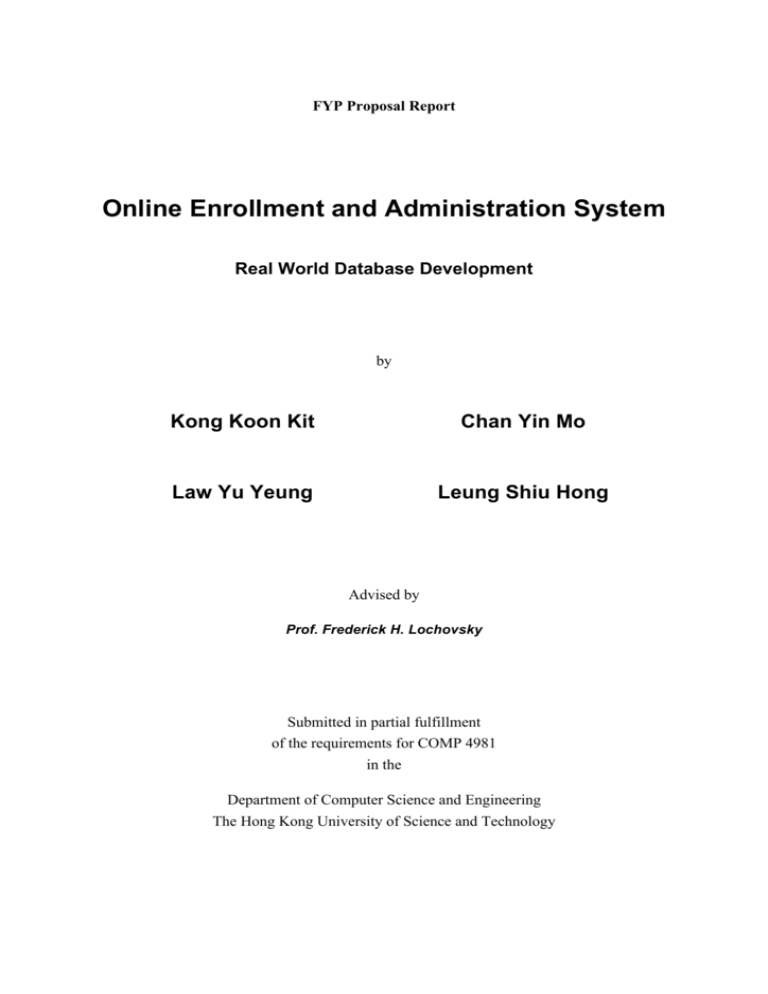 online enrollment system thesis chapter 1