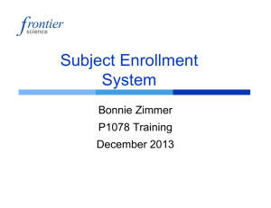 Subject Enrollment System