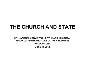 the church and state