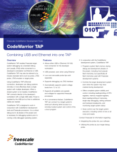 CodeWarrior TAP