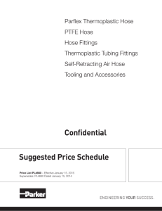 Suggested Price Schedule Confidential