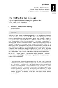 The method is the message - Prof. Sam Lehman