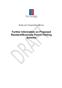 Draft Permit Parking Policy