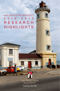 SDSU Research Highlights 2012-13
