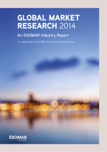 GLOBAL MARKET RESEARCH 2014 -