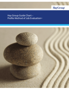 Hay Group Guide Chart – Profile Method of Job Evaluation