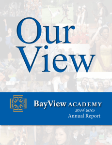 Annual Report - St. Mary Academy Bay View