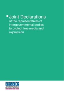 Joint Declarations