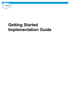 Getting Started Implementation Guide