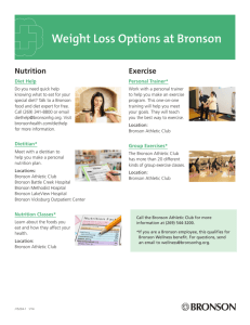 Weight Loss Options at Bronson