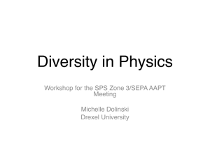 Diversity in Physics