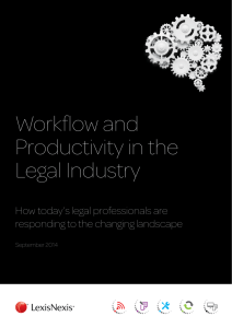 Workflow and Productivity in the Legal Industry