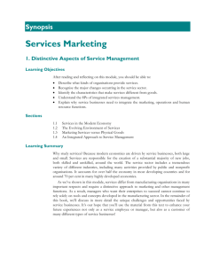 Services Marketing - EBS Student Services