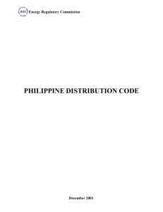 Philippine Distribution Code