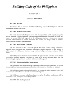 Building Code of the Philippines