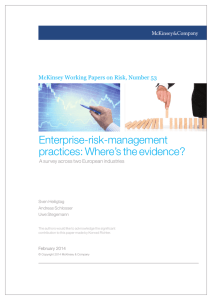 Enterprise-risk-management practices: Where's the evidence?