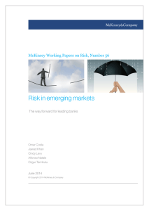 Risk in emerging markets