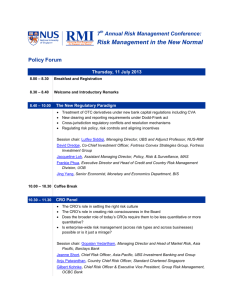 11 July 2013 - NUS Risk Management Institute