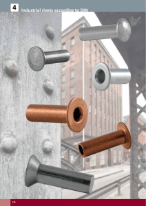 Industrial Rivets according to DIN